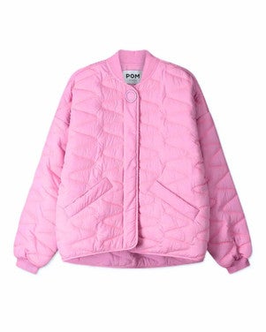 JACKET - Quilted Cheering Pink Roze
