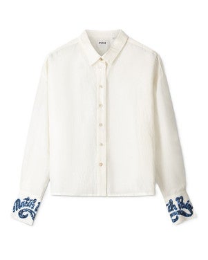 BLOUSE - White Sequins Matchpoint Wit 1