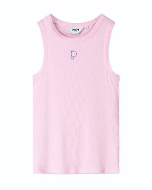 TANKTOP - Rib Shell Pink Roze