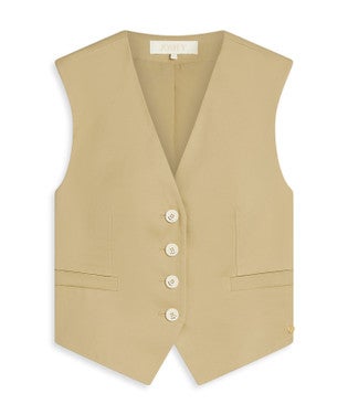 MONET fitted gilet Camel