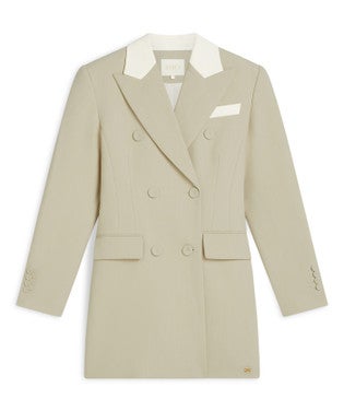 VANA fitted blazerjurk Ecru