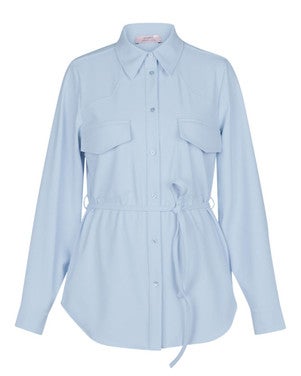 Bodil bonded jacket Licht Blauw