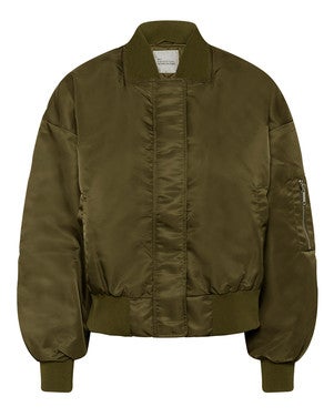 HelgaMW Short Bomber Jacket Groen