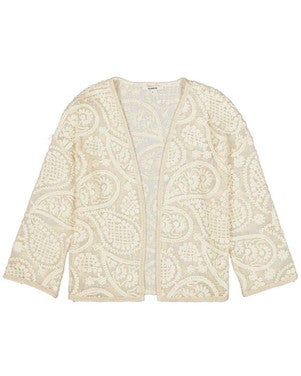 O260051 Ladies cardigan Ecru