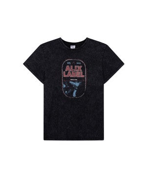 kids knitted band t-shirt Grijs