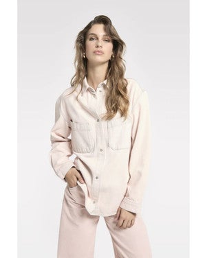 Authentic Denim Blouse Roze