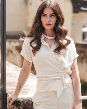 Jasmin Blouse Off White