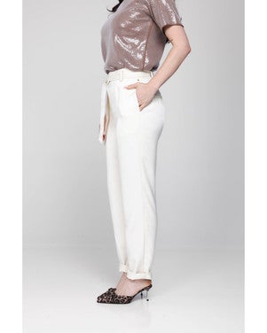 Floor Pants Off White