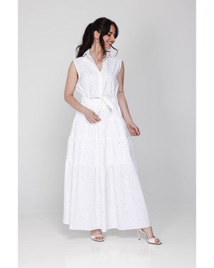 Robin Dress Off White