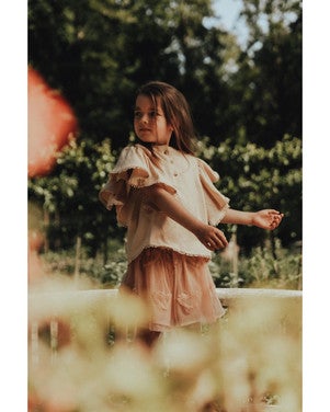 Cedeira Skirt Tule Hearts Roze