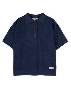 Milo Structure Polo Donker Blauw