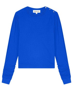 Molly Scrunch Pullover Blauw