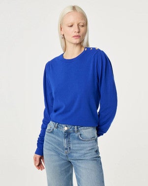 Molly Scrunch Pullover Blauw