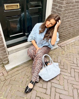 HOLLY LEOPARD PANTS Bruin 1