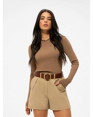 Jolie Top LS Bruin 1