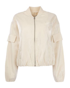 Nanni Shiny Satin Off White