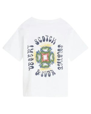 Front and back artwork relaxed fit Tshirt Wit 1