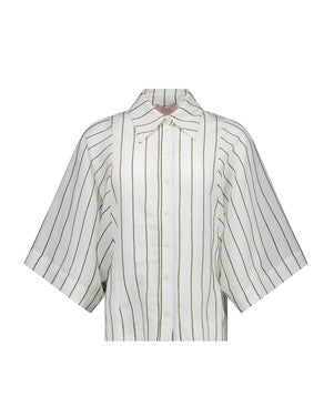 Fabienne stripe blouse Off White