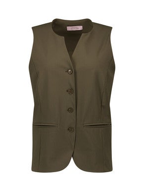 Lenora gilet Groen