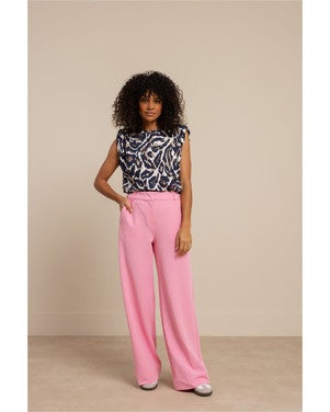 Luz twill trousers Roze