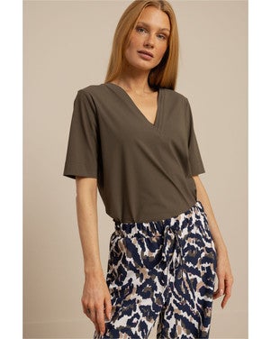 Inge travel tee Groen