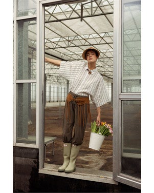 Mariel balloon trousers Groen