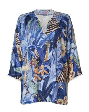 Joos Blue Iris Top Blauw