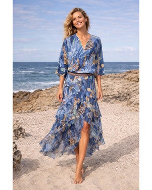 Joos Blue Iris Top Blauw