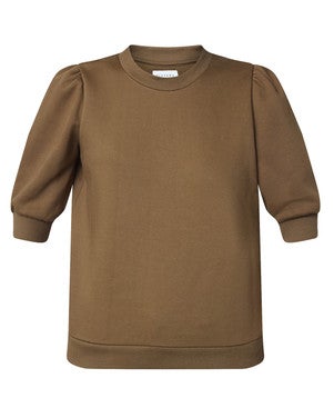 Peva Puff SS Sweat Bruin 1