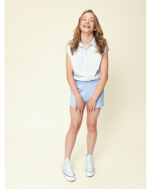 10sixteen Sleeveless Blouse Rhinestones Wit 1