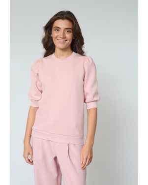 Peva Puff SS Sweat Roze
