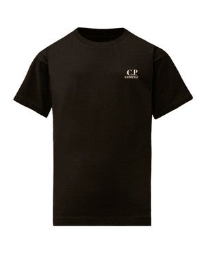 T-shirt Backprint Logo All Oversized Zwart 1