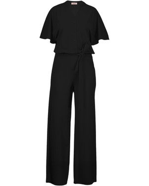Maggie jumpsuit Zwart 1