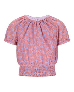 Tomas Shells AOP Blouse Paars