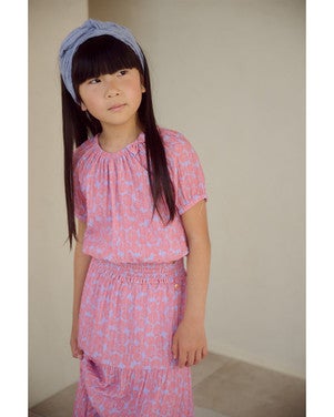 Tomas Shells AOP Blouse Paars