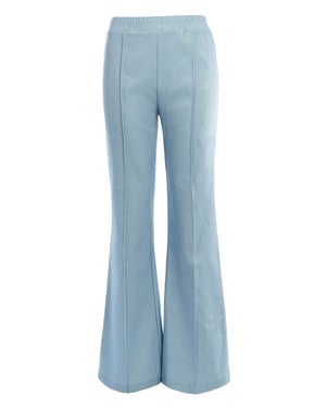 Naleyna Pique Jeans Blauw