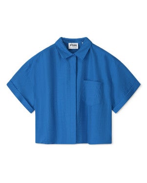 BLOUSE - Ocean Blue Blauw