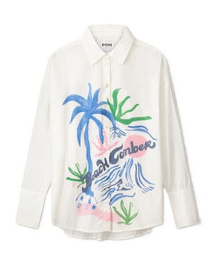 BLOUSE - Poplin Beachcomber Wit 1