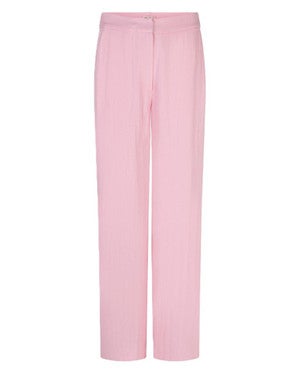 Trousers twill wide Roze