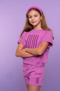 Sweater oui! ss Paars