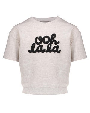 Sweater toweling ooh la la Beige