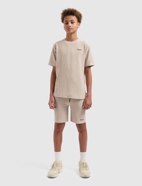 Junior Vertical Stripes Shirt SS Zand