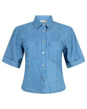 SERENE STRIPE CO 568 Blauw