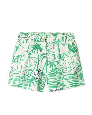 SHORTS - Beach Vibes Linen Groen