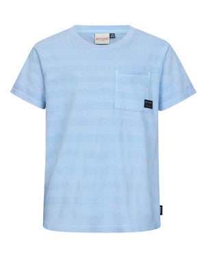 Xavier Tee Pocket Blauw