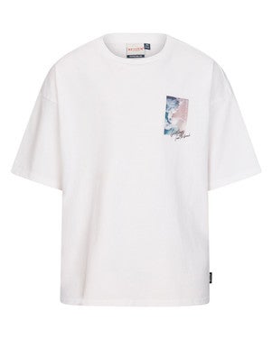 Dano Tee Back Photoprint Off White