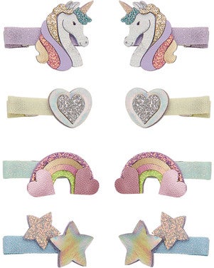 Dreamy Unicorn Mini Clips Lila