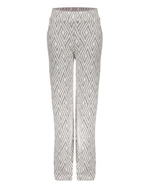 Pants jacquard black/white Zwart 1