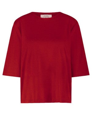 Fiore t-shirt Rood
