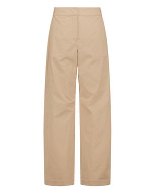 Diede cotton trousers Beige